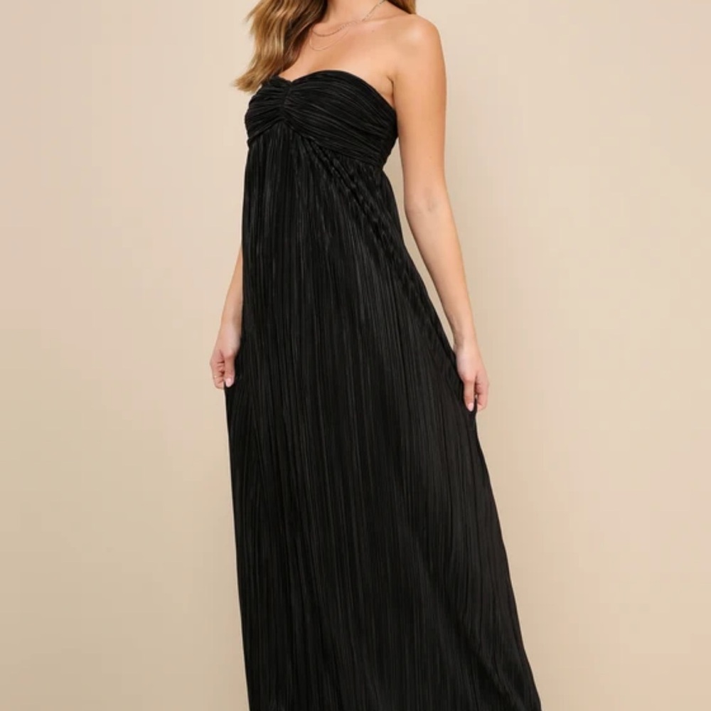 Lulus strapless maxi dress